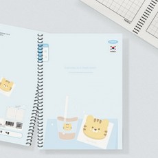 플유 펜피아 초등 스프링노트 10칸 쓰기 랜덤 1권, 1개, 쿠로미