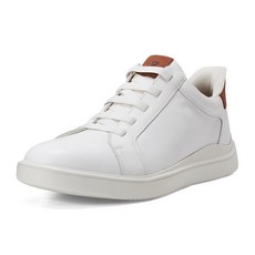 Rockport 남성용 Tynnar 다크 천연 가죽 7 와이드, 8 와이드, 화이트 가죽