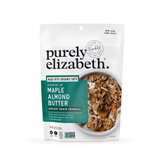 시리얼 자 그래놀라 아침식사 귀리와 고대 곡물로 만든 엘리자베스 메이플 아몬드 버터 글루텐 프리 NonGMO (10온스 봉지), Maple Almond Butter, 10 Ounce (Pack of 1), 283g, 1개