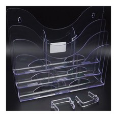 양군스토어 파티션걸이 수납함 3단 파티션서류수납함, 45mm