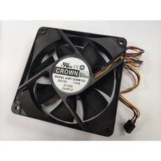 小白的生活工場*CROWN 12公分 PWM 雙滾珠風扇 AGE12038B12U