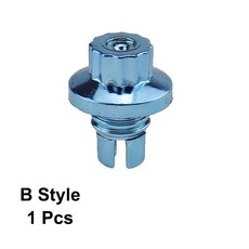 1개 자동차 리벳 스파이크 볼트 림용 스타일링 튜닝 플라스틱 스크류, [08] B Style 1pcs Blue, B Style 1pcs Blue
