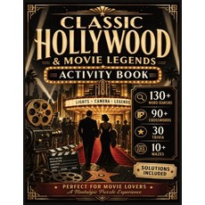 (英文圖書)The Ultimate Classic Hollywood & Movie Legends: Activity Book for Adults & Senio... 平裝版, Independently Published, 英文