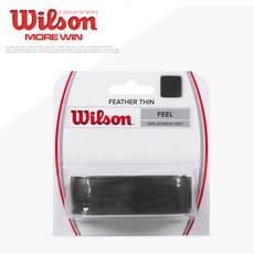 윌슨 테니스 그립 페더 씬 FEATHER THIN WRZ4204BK, 블랙