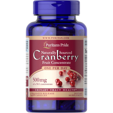 크랜베리 50배 추출 25000MG 고함량 고용량 120캡슐 4개월분 해외직구 Cranberry, 120정, 2개