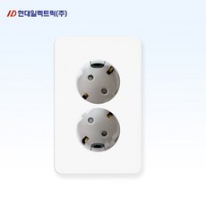 현대일렉트릭 베뉴 매입 2구 콘센트, 15개