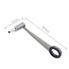 나선형 커터 슬라이서 다기능 주방 도구 오이 감자 당근 등, 1개, 2. Stainless Steel