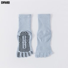 DFMEI 瑜伽襪專業防滑中筒運動五指襪地板普拉提分趾長筒襪諸暨襪業
