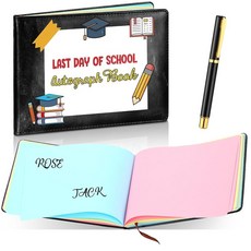 Gueevin 졸업 사인 북 학년도 졸업 선물 및 선물 2026년 클래스 사인 북 서명용 학년말 기념품 저널 파티 장식, Gueevin 졸업 사인 북, 학년도 졸업 선물 및 선