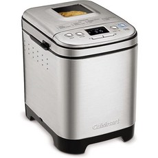 쿠시나트 빵 제조기 12가지 메뉴 옵션이 있는 스테인리스 스틸 자동 3가지 크기 최대 2Lb 크러스트 색상 탈착식 논스틱 베이킹 팬 및 반죽 패들 CBK110NAS, 쿠시나트 빵 제조기 12가지 메뉴 옵션이 있는 스테인리