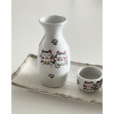 야옹이 도쿠리 술병, 1개