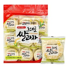 그대로 쌀과자 소포장 개별포장 고소한 과자, 200g, 1개