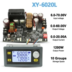 XY6015L XY6020L CNC 조정 가능한 DC 안정화 전압 전원 공급 장치 정전압 정전류 스텝 다운 모듈/베이스 플, 01 XY-6020L