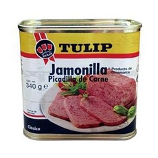 丹麥 午餐肉 (豬肉/減鹽) 340g 新品上市促銷優惠, 1個