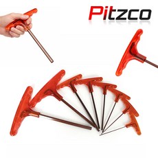 피츠코 육각 T렌치 1.5MM~10.0MM 티렌치 T형렌치 T자 티랜치, 1개, PTC-TR2.5