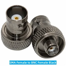 BNC 암-Sma 암 커넥터 어댑터 Baofeng 라디오 UV-5R 블랙 안테나, 06 SMAK-BNCK-B x1