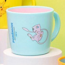 캐릭터 투톤컬러 튼튼하고 가벼운 아동 컵 민트 학원선물 어린이 홈카페, 1개