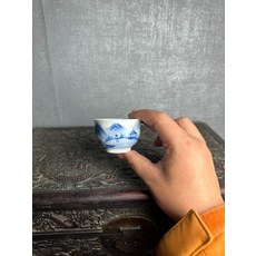 景德鎮 山水青花釉下爐士杯, 商品主圖, 1個