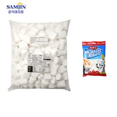 삼진 화이트 빅 머쉬멜로우 벌크 대용량, 2개, 1.1kg
