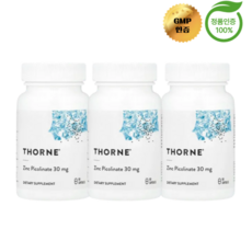 2+1 쏜리서치 징크 아연 피콜리네이트 30mg 60캡슐, 60회분, 3개