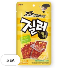 질러 까먹자 육포 포장천재 치즈콕콕, 45g, 5개