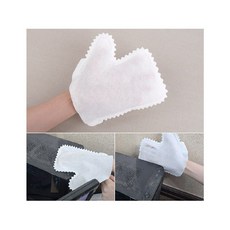 먼지 청소 정전기 차단 부직포 장갑 1개 화이트