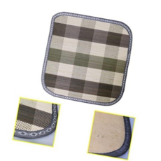 여름방석 체크무늬 대나무 방석 차량 가정 시원한, 본상품