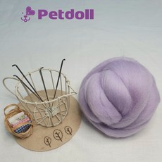 펫돌 프리미엄 양모펠트 울 50g No646 66수 니들펠트 재료, 기본, 1개