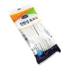 셀엔드 일회용 포크 위생숟가락 위생포크, 1세트