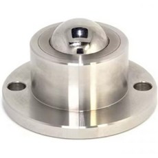 레인오닝 강철볼 롤러 범용볼 플랜지 헤비듀티 이송 슬라이딩 롤러 베어링 스테인리스스틸 본체 (φ30mm), φ27mm