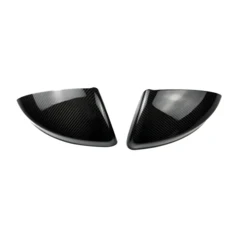 리얼 카본 파이버 자동차 사이드 도어 후방 미러 커버 트림 TT R8 2015-2023, 01 Carbon Fiber Pattern