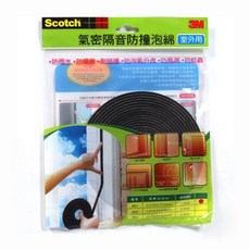 3M 氣密隔音防撞泡棉 室外用, 1個, 8802室外用隔音防撞泡棉 3-5mm