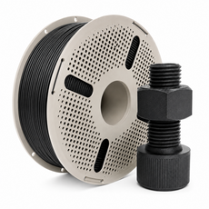Lay1 PETG-CF 필라멘트 1kg. 1.75mm 카본함유 뱀부랩호환 고강성 필라멘트, 블랙, PETG-CF(카본)