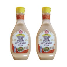 오뚜기 1000 아일랜드 드레싱 500g 2개, 1세트