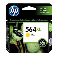 HP 564XL 大印量黃色染料墨水 (原廠黃色墨水匣，色彩鮮明，適用多款HP印表機), 1個