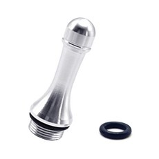고감도 감지 금속 CO 검출기를 사용한 간편한 휴대용 일산화탄소 모니터, Silver, 1개, 사이즈 이미지 참고