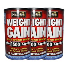 Naturade 高蛋白奶昔粉, 3個, 1.2 公斤