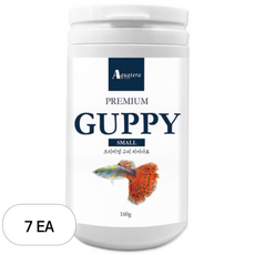아쿠아테라 프리미엄 구피 치어 사료, 160g, 7개