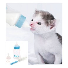 애완동물 고양이 강아지 반려동물 젖병 세트 150ml 애완동물 접병세트 강아지젖병, 150ml 색상 랜덤