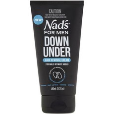 Nad's 포 멘 다운 언더 헤어 리무벌 크림, 2개