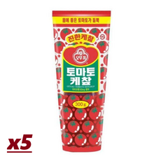 오뚜기 토마토케찹, 5개, 300g