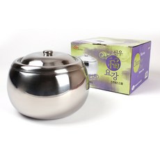 신우 스텐 요강 소변통 이동식 좌변기 대 특대, 1개