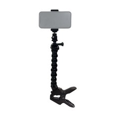 스마트폰 집게형 책상 침대 멀티 거치대 핸드폰 태블릿 스탠드 장착 집게 탁상용 휴대폰