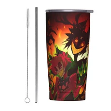 하즈빈 호텔스 알라스토르 복스 2 텀블러 빨대 포함 스테인리스 스틸 머그컵 이중벽 진공 단열 냉온용 20, 01 20OZ, 18 2