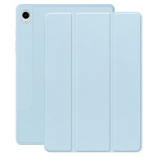 갤럭시탭A11+ 플러스(SM-X230/236) 11인치 호환 TPU 스마트 북커버 케이스 A9+(SM-X210/216) 공용, 소다, 1개 소다, 1개