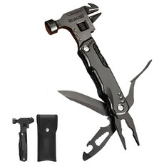대륙의실수 멀티툴 15in1 만능공구 캠핑 맥가이버, 1개, 블랙
