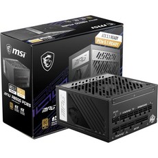 MSI MPG A850G PCIE ATX 게이밍 전원 공급 장치 모듈식 80 플러스 골드 850W 100 식 105 커패시터 컴팩트 사이즈 PSU 10년