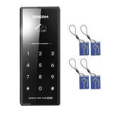 드림 DR-300 블랙 카드키4개 디지털도어락/열쇠/현관도어락, 고객직접설치