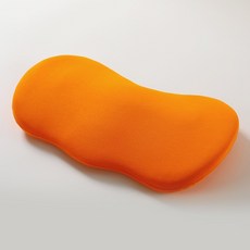 人體工學頸椎枕，柔軟親膚記憶棉，舒適支撐，多功能用途, 橙色, 1件