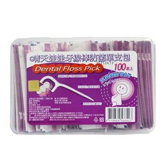 晴天娃娃 牙線棒 100入 台灣製, 1套, 100個裝, 8cm